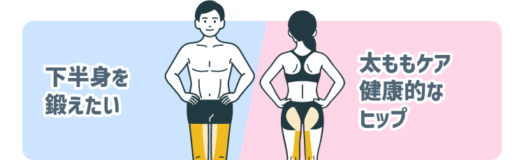 レッグプレスで目指せる姿
